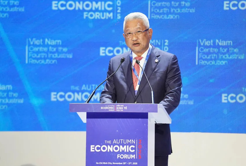 Ông Brand Cheng - Chủ tịch Hội đồng quản trị Foxconn Industrial Internet. Ảnh: THUẬN VĂN