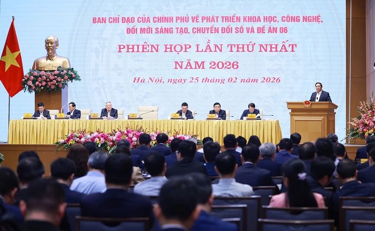 Ban Chỉ đạo Chính phủ về phát triển khoa học, công nghệ, đổi mới sáng tạo, chuyển đổi số và Đề án 06 - Ảnh: VGP